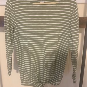 Womens long sleeve striped t-shirt